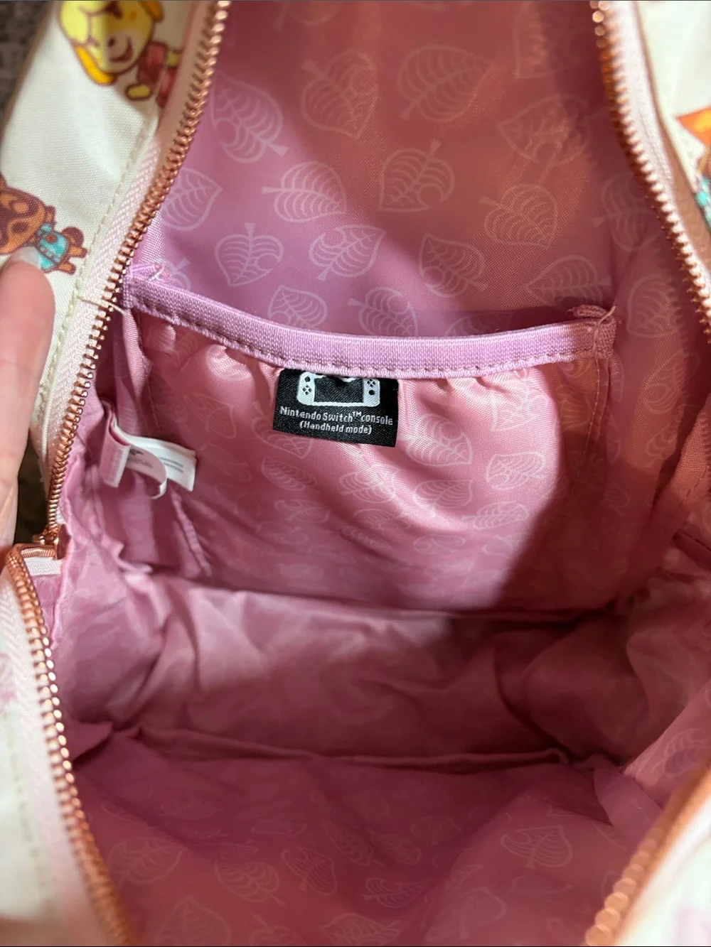 Animal Crossing Mini Backpack in Light Pink